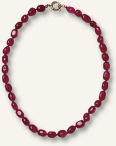 Bonnie Bobby burgundy necklace