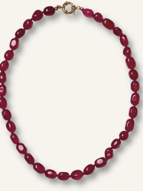 Bonnie Bobby burgundy necklace