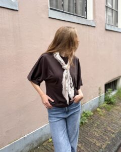 Numph Nuansa batsleeve top