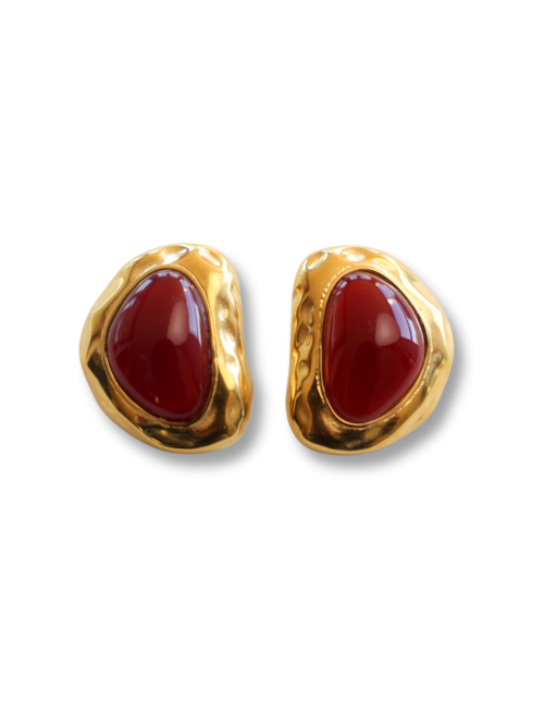 Bonnie Royal red earing