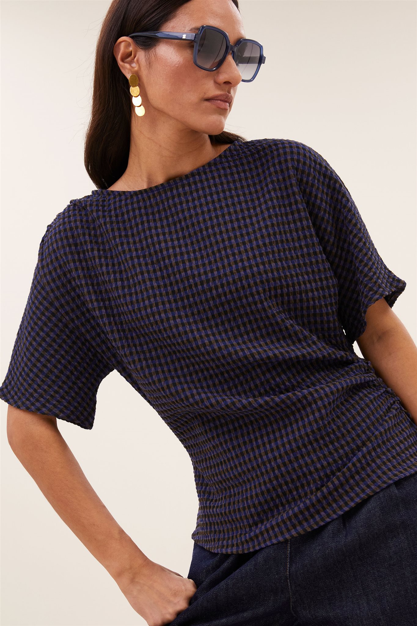 By-Bar Lola check blouse By-Bar Lola check blouse