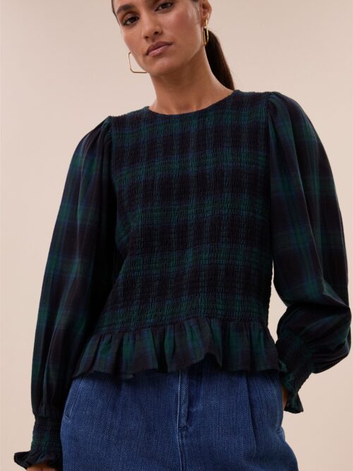 By-Bar Yena check blouse By-Bar Yena check blouse