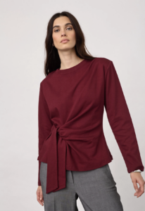 Co couture Oriane pleat tee