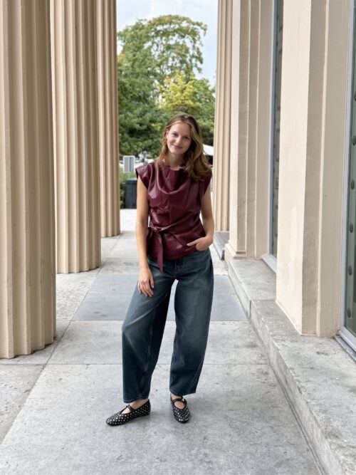 Co couture Gitt pleat top Co couture Gitt pleat top