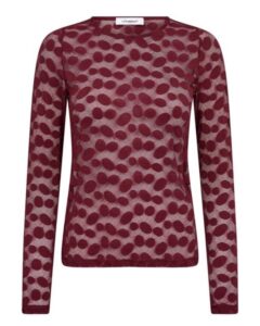 Co couture Penola o neck top