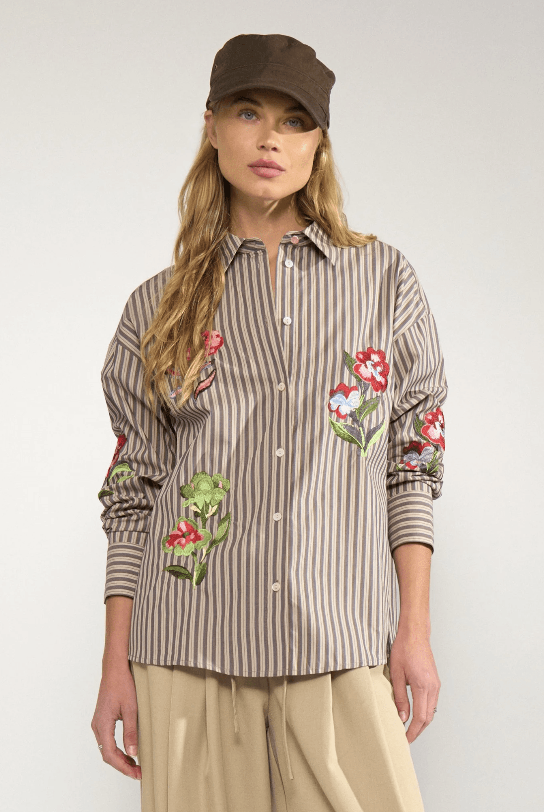 Numph Nukacey embroidery shirt Numph Nukacey embroidery shirt
