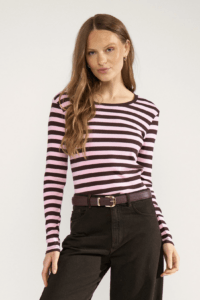 Numph Numixie ls stripe top