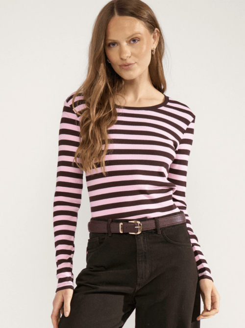 Numph Numixie ls stripe top