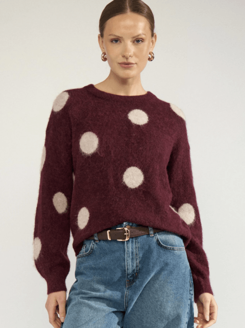 Numph Nusuri dot knit
