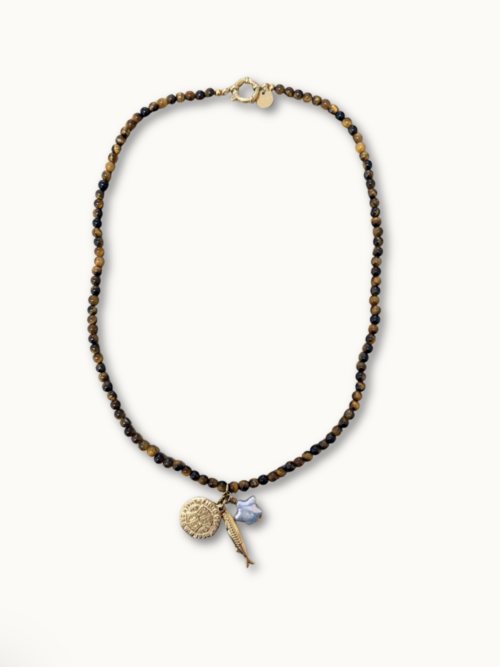 Bonnie Brown pendant trio neck