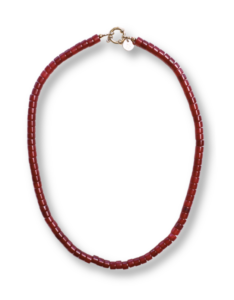 Bonnie Moos burgundy necklace