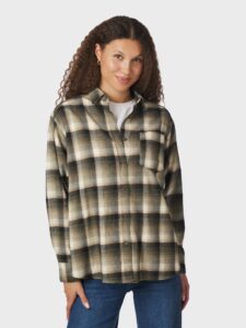 Neo Noir Dalma flannel blouse