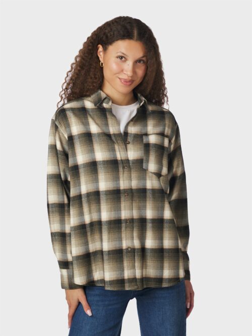 Neo Noir Dalma flannel blouse Neo Noir Dalma flannel blouse