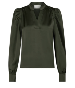 Neo Noir Rosslyn sateen blouse